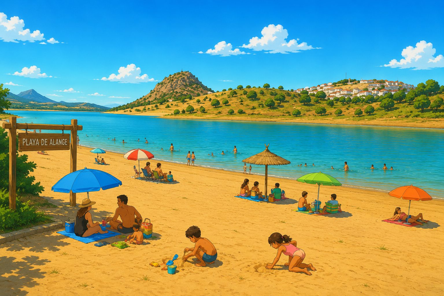 Vista de Playa de Alange